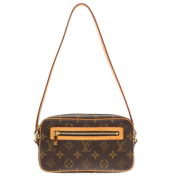 LOUIS VUITTON Shoulder Bag M51183 Monogram canvas Brown Monogram Pochette cite Women Used