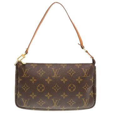 LOUIS VUITTON Pouch M51980 Monogram canvas Brown Monogram Pochette Accessory Pouch Women Used