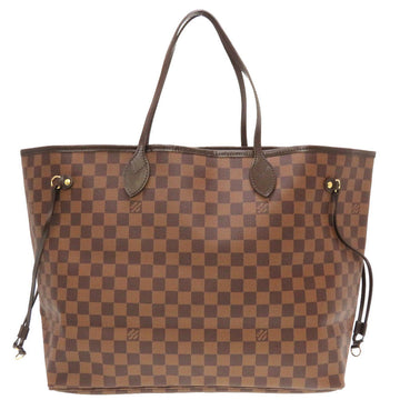 LOUIS VUITTON Tote Bag N51106 Damier canvas Brown Damier Ebene Neverfull GM Women Used