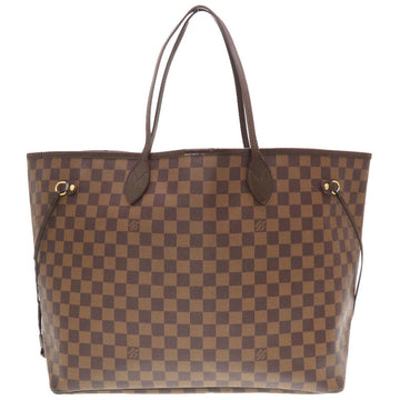 LOUIS VUITTON Tote Bag N51106 Damier canvas Brown Damier Ebene Neverfull GM Women Used