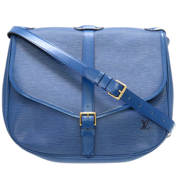 LOUIS VUITTON Shoulder Bag Epi Leather Toledo Blue Saumur 35 Special Order SPO Women(Unisex) Used