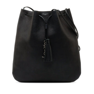 Yves Saint Laurent Jen Flat Medium Black
