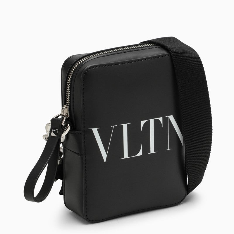 Valentino Garavani Mini Black Leather Shoulder Bag Men