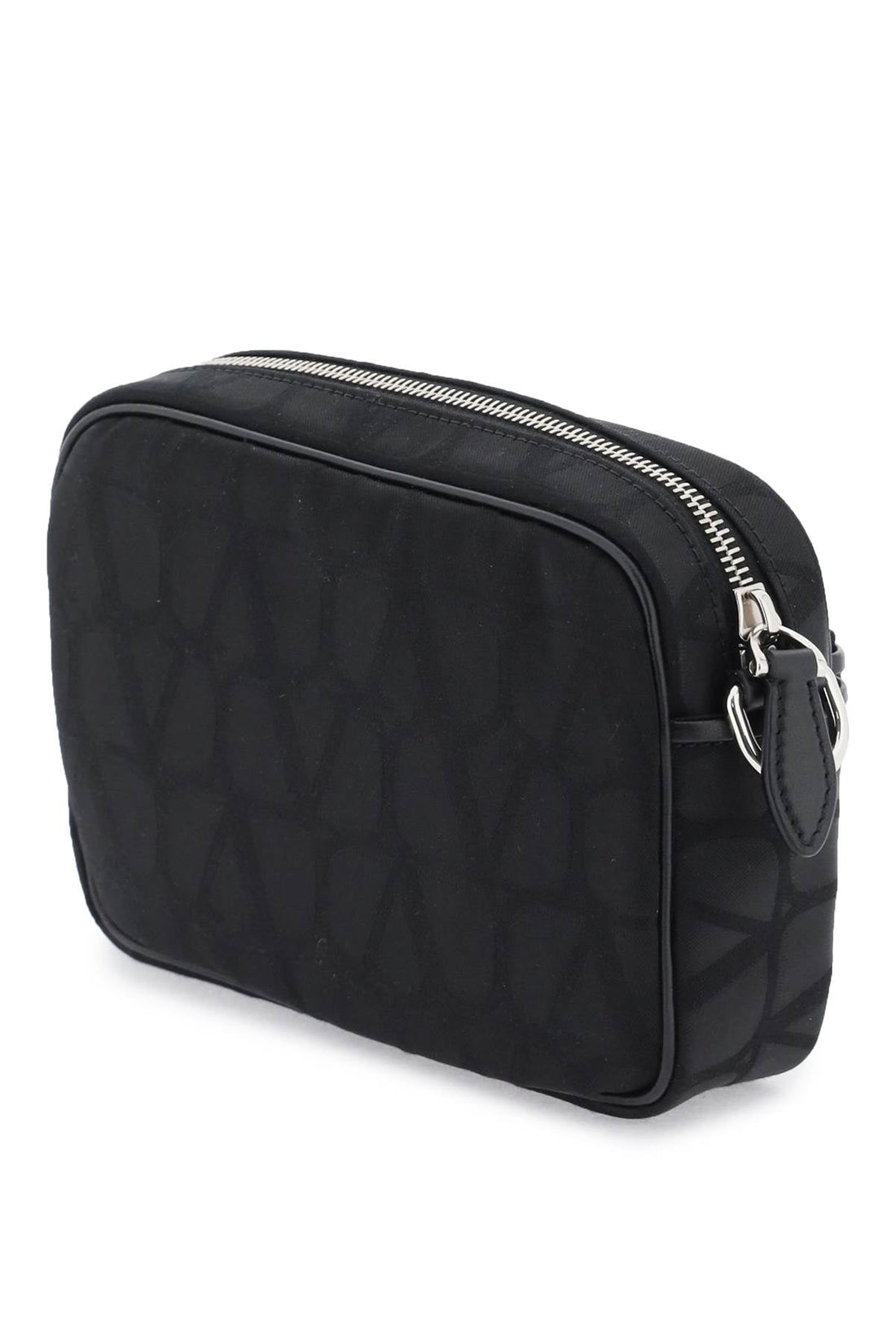 Valentino Garavani Black Iconographe Crossbody Bag Men