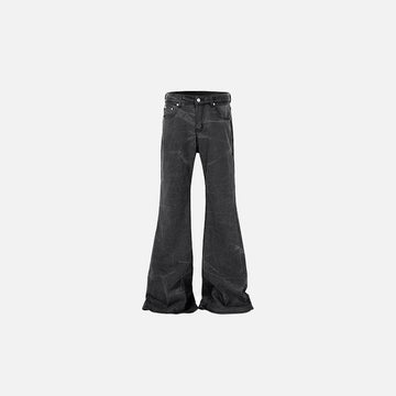 Wide-Leg Zebra Jeans