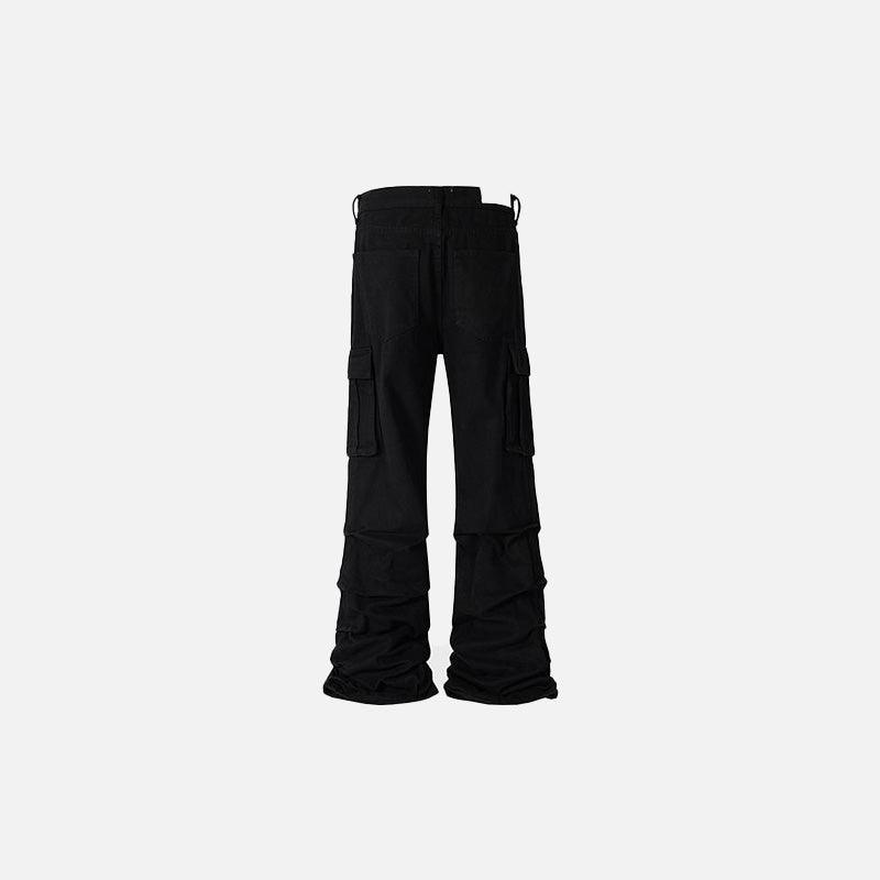 Big Pocket Irregular Baggy Jeans