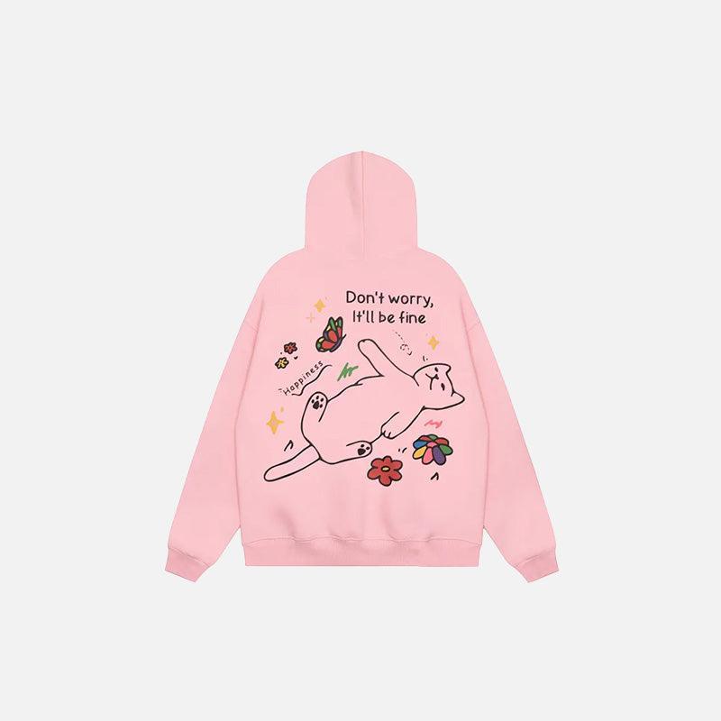 Happy Cat Comfortable Hoodie