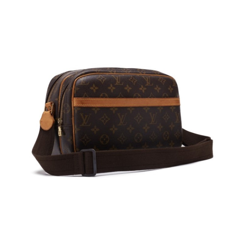 LOUIS VUITTON Monogram Reporters PM Shoulder Bag Monograms Brown  Shoulder Bag  Shoulder Bag Ladies Hybrid Bag  Delivery