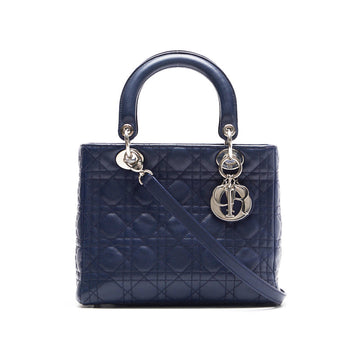Dior Dior  Lady 2WAY Hand  Navy  Lady Handbag Lady Handbag  Ship Navy Yamamoto Online
