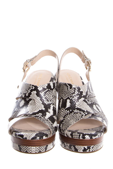 Cole Haan Snake Print Wedge SZ 8