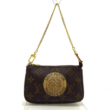 Louis Vuitton Mini Pochette Accessoires  Canvas Shoulder Bag ()