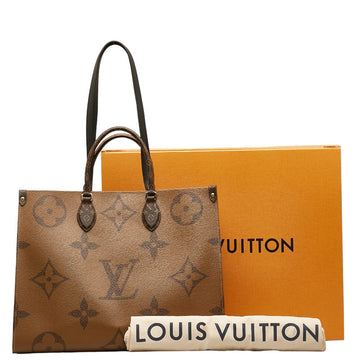 LOUIS VUITTON Louis Vuitton Monogram Giant Reverse M45320 Handbags PVC/Leather Brown