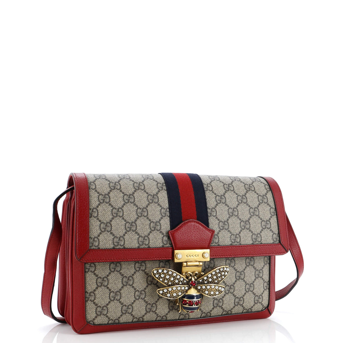 Queen Margaret Shoulder Bag GG Coated Canvas Medium