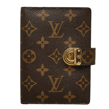 Louis Vuitton Monogram Agenda PM Koala Handbook Cover R21013 Brown PVC Leather  Louis Vuitton