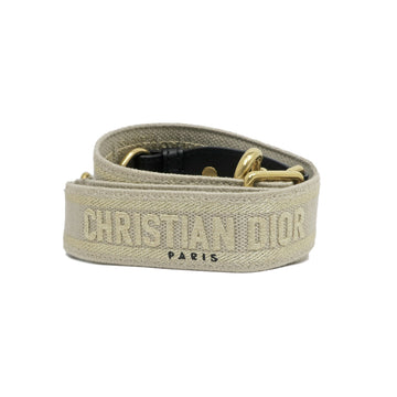 Christian Dior Embroidery Shoulder Strap Bag Gr G Black Gold  Small s