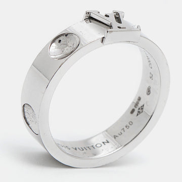 Louis Vuitton Empreinte 18K White Gold Ring