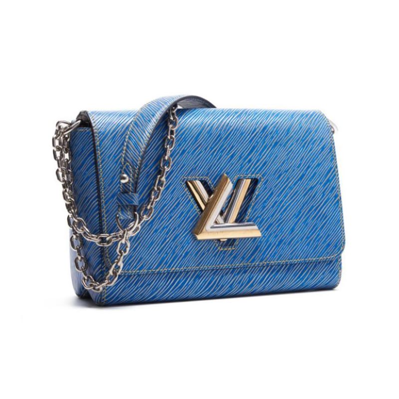 LOUIS VUITTON Lewitton Epi Twist MM Chain Shoulder Epirizer Denim Light (Silver x G Gold) Shoulder Bag  Shoulder Bag  Shoulder Bag Hybrid   Delivery] Himalan Bookstore Online