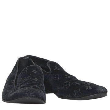 Louis Vuitton Loafer Slipper in Monogram Size: 40 Men’s ST1014 Black