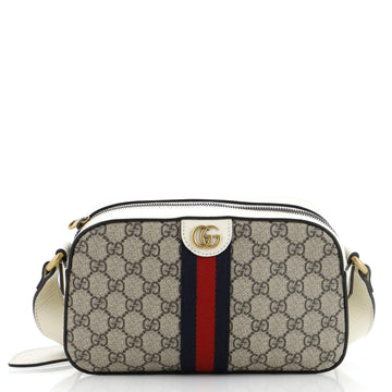Ophidia Camera Shoulder Bag GG Coated Canvas Small