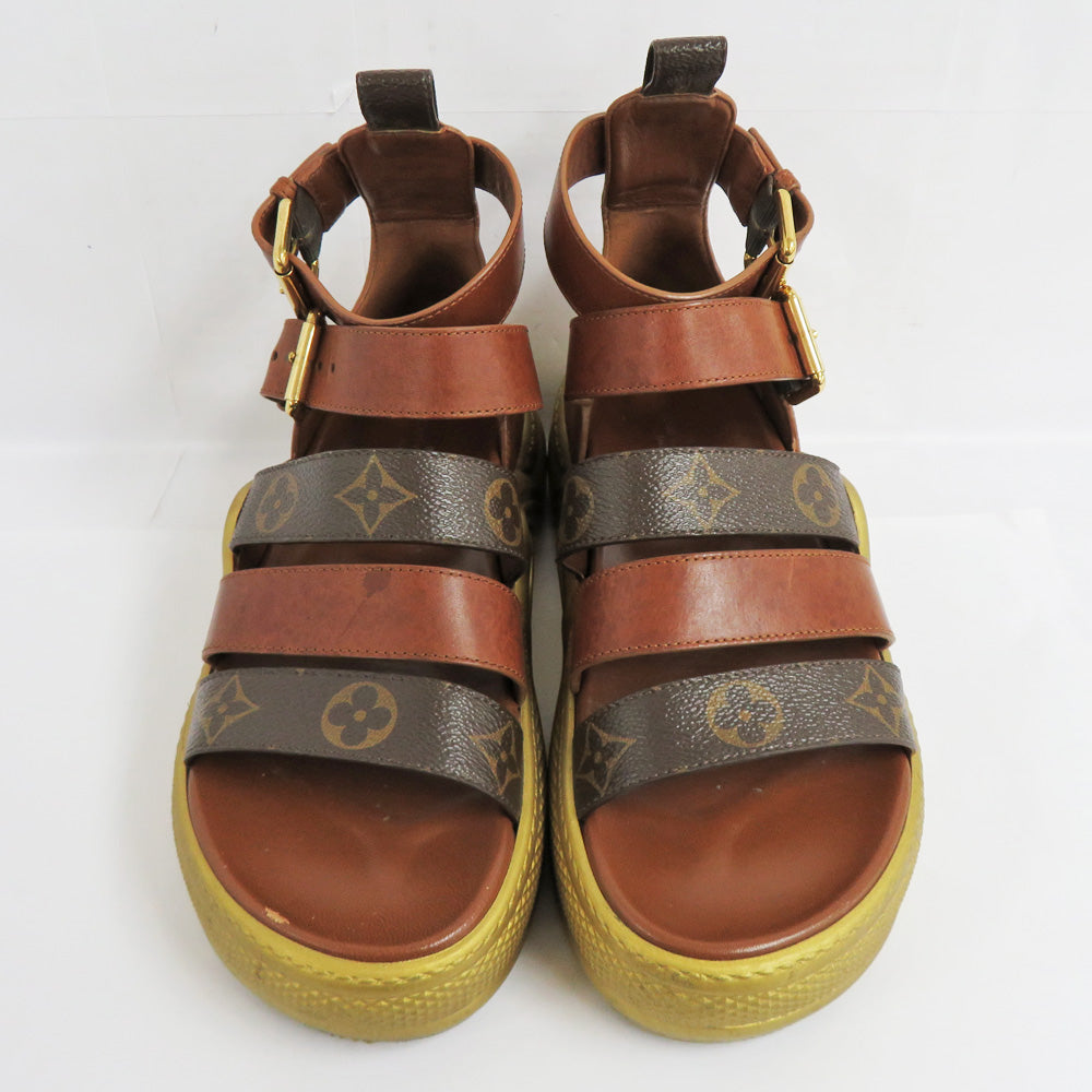 Louis Vuitton Sandals LV Arclight Monogram Brown G 36 23.0cm Shoes Leather