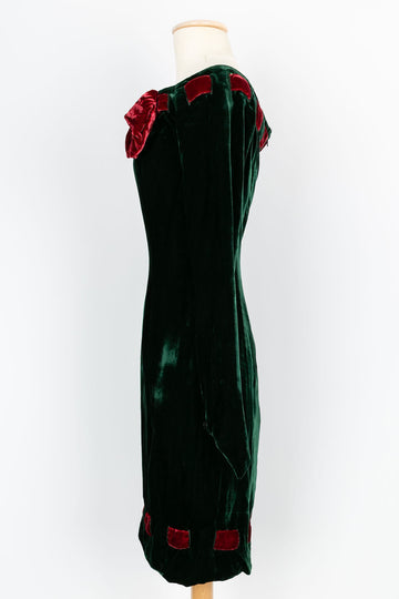 Robe en velours Junko Shimada