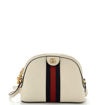 Ophidia Dome Shoulder Bag Leather Small