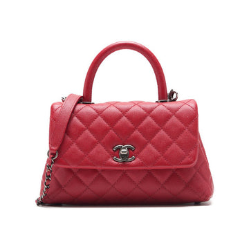 CHANEL Matrasse Coco Handle 2WAY Handbag Caviar S Red (Silver G ) Handbag  Shoulder Bag Ladies Handbag Hybrid ? Delivery? Netherlands Online