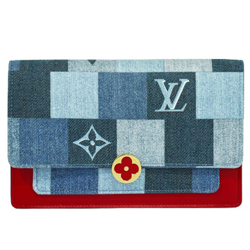 Louis Vuitton Flore Chain   - Jeans Wallet  ()