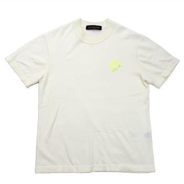 Louis Vuitton T-shirt S-Size Ivory Off-White Ribs Coated  Cotton Tops  Clothes  Clothes