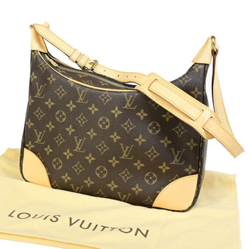 Louis Vuitton Boulogne  Canvas Shoulder Bag ()