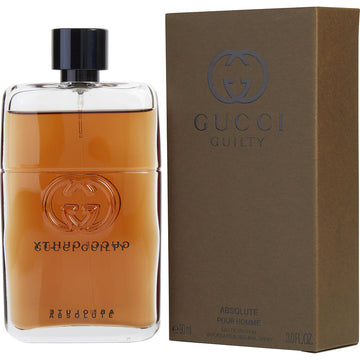 Gucci Guilty Absolute By Gucci Eau De Parfum Spray 3 Oz Men