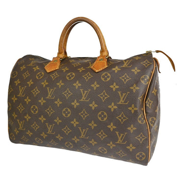 Louis Vuitton Speedy 35  Canvas Tote Bag ()