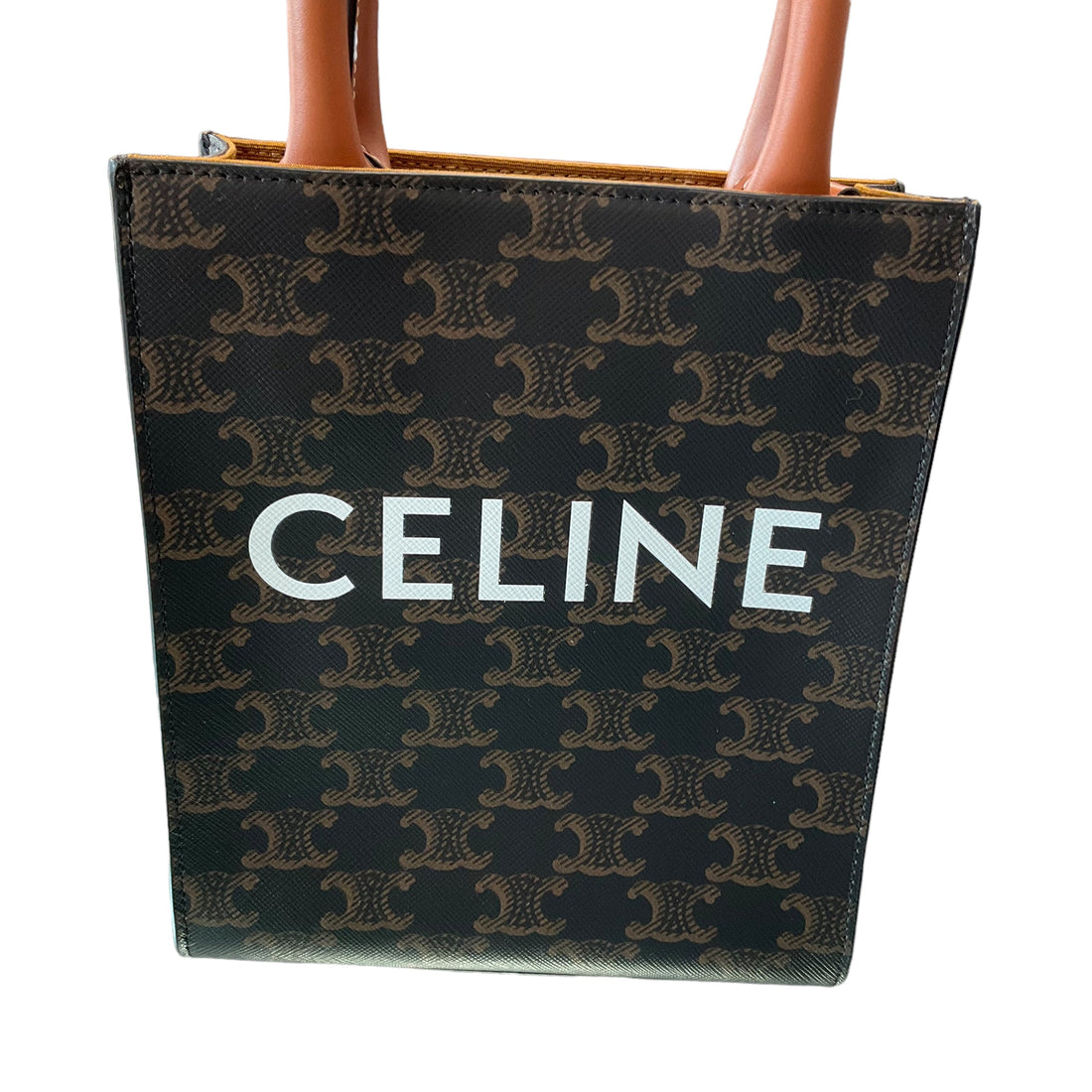 Celine Small Triomphe Vertical Cabas Tote