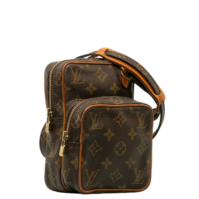 Louis Vuitton Monogram Mini Amazon  Shoulder Bag M45238 Brown PVC Leather  Louis Vuitton