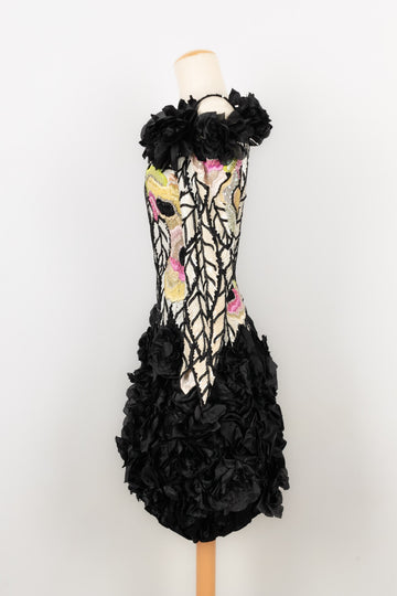Robe à paillettes Louis Feraud Haute Couture