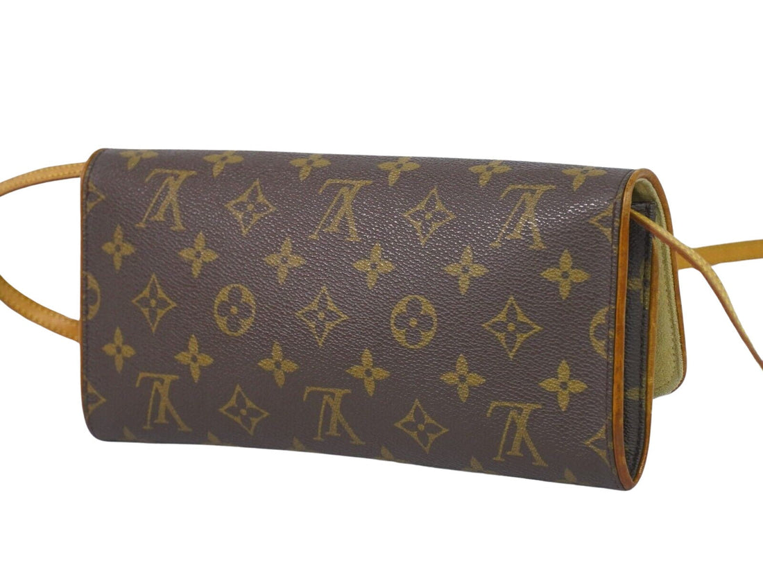 Louis Vuitton Pochette Twin Gm  Canvas Shoulder Bag ()