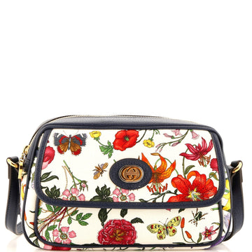 Shoulder Bag Flora Canvas Small