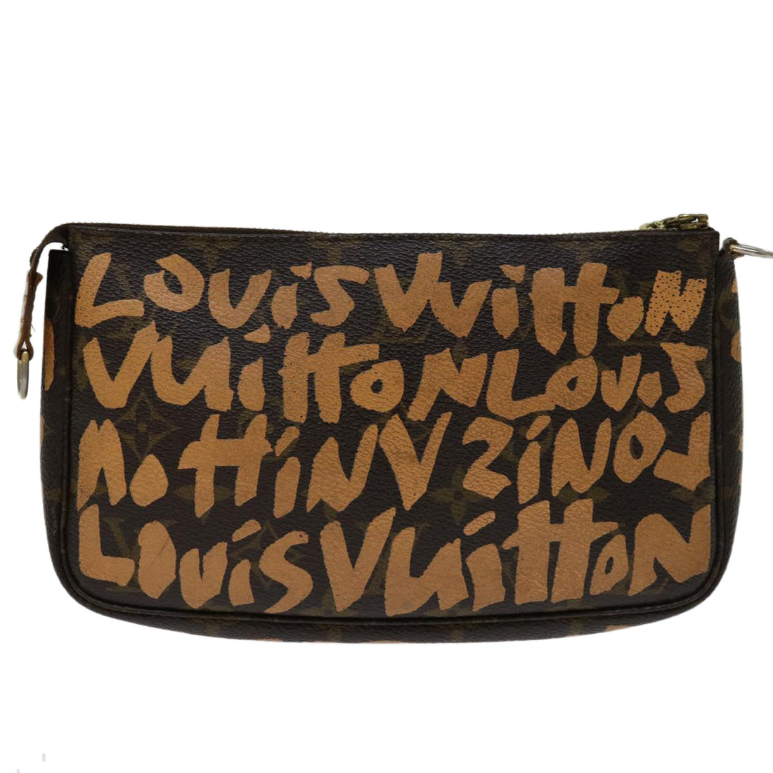 Louis Vuitton Pochette Accessoire  Canvas Clutch Bag ()