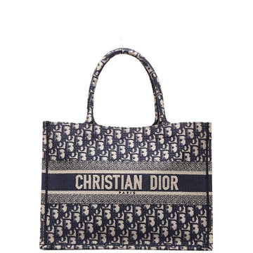 Dior Trotter Book Tote Small Handbag Navy Canvas  Dior (Ginestapo)
