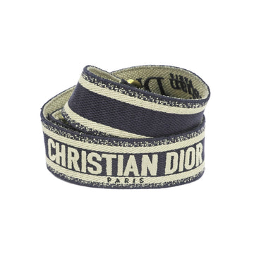 CHRISTIAN DIOR Dior Logo Shoulder Strap Bag Black Black Black G Gold  Mini Wade
