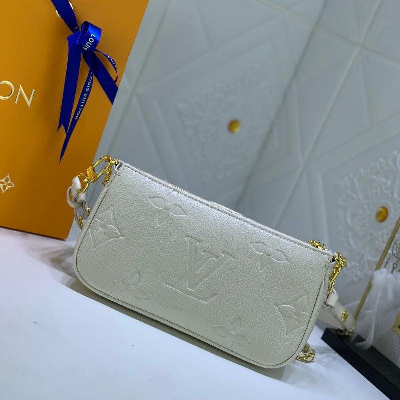 Makersluxe - Multi Pochette Shoulder Bag Milk