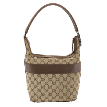 GUCCI GG Canvas Shoulder Bag Beige 0014299 50159