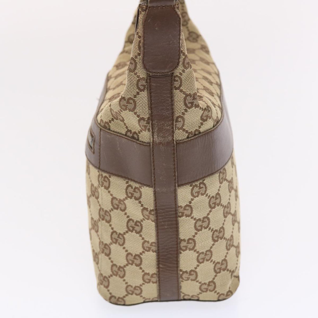 GUCCI GG Canvas Shoulder Bag Beige 0014299 50159
