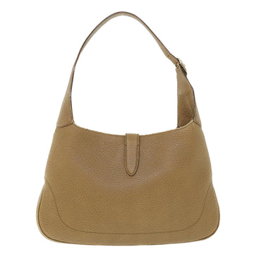 GUCCI Jackie Shoulder Bag Leather Brown 137335 50485