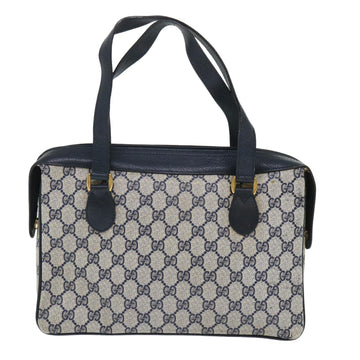 GUCCI GG Canvas Makersluxe Bags PVC Leather Navy Red 50495