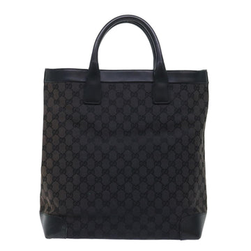 GUCCI GG Canvas Hand Bag Black 50522