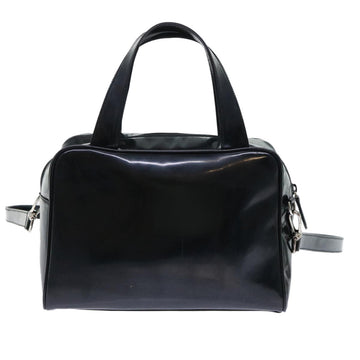 GUCCI Hand Bag Patent leather 2way Black 000.1274.0505 50588