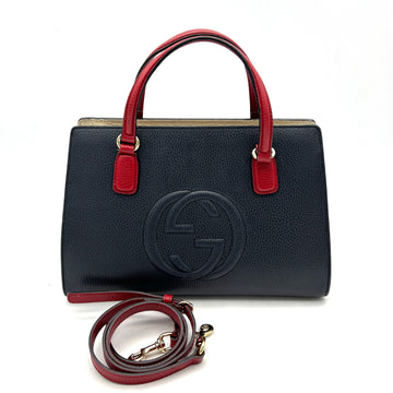 Leather satchel Gucci Multicolour in Leather  LA17117