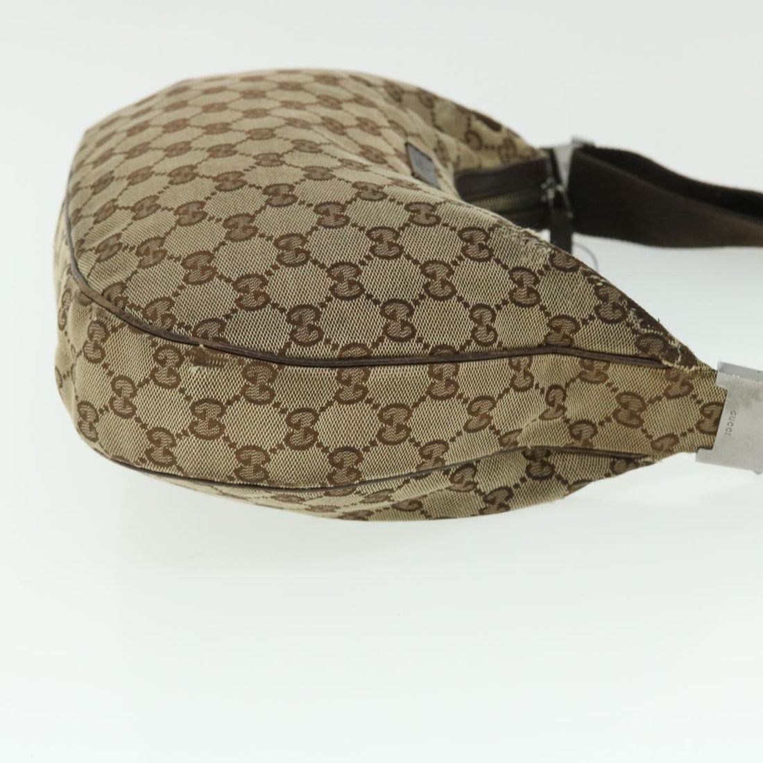 GUCCI GG Canvas Shoulder Bag Beige 122790 50738