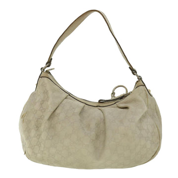 GUCCI GG Canvas Guccissima Shoulder Bag Beige 232955 50740